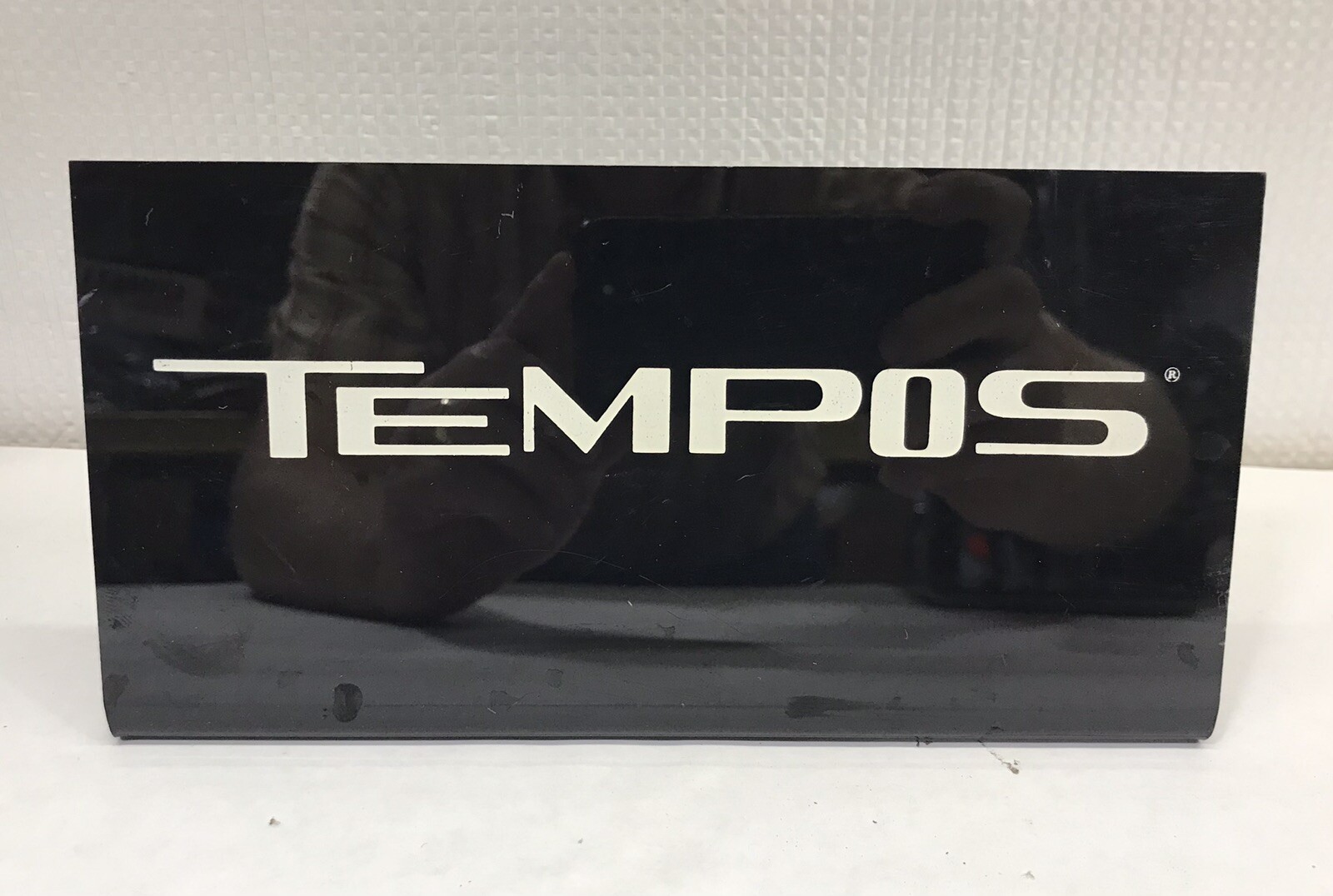 Vintage 1980’s TEMPOS Shoe Store Retail Display Sign Sneaker