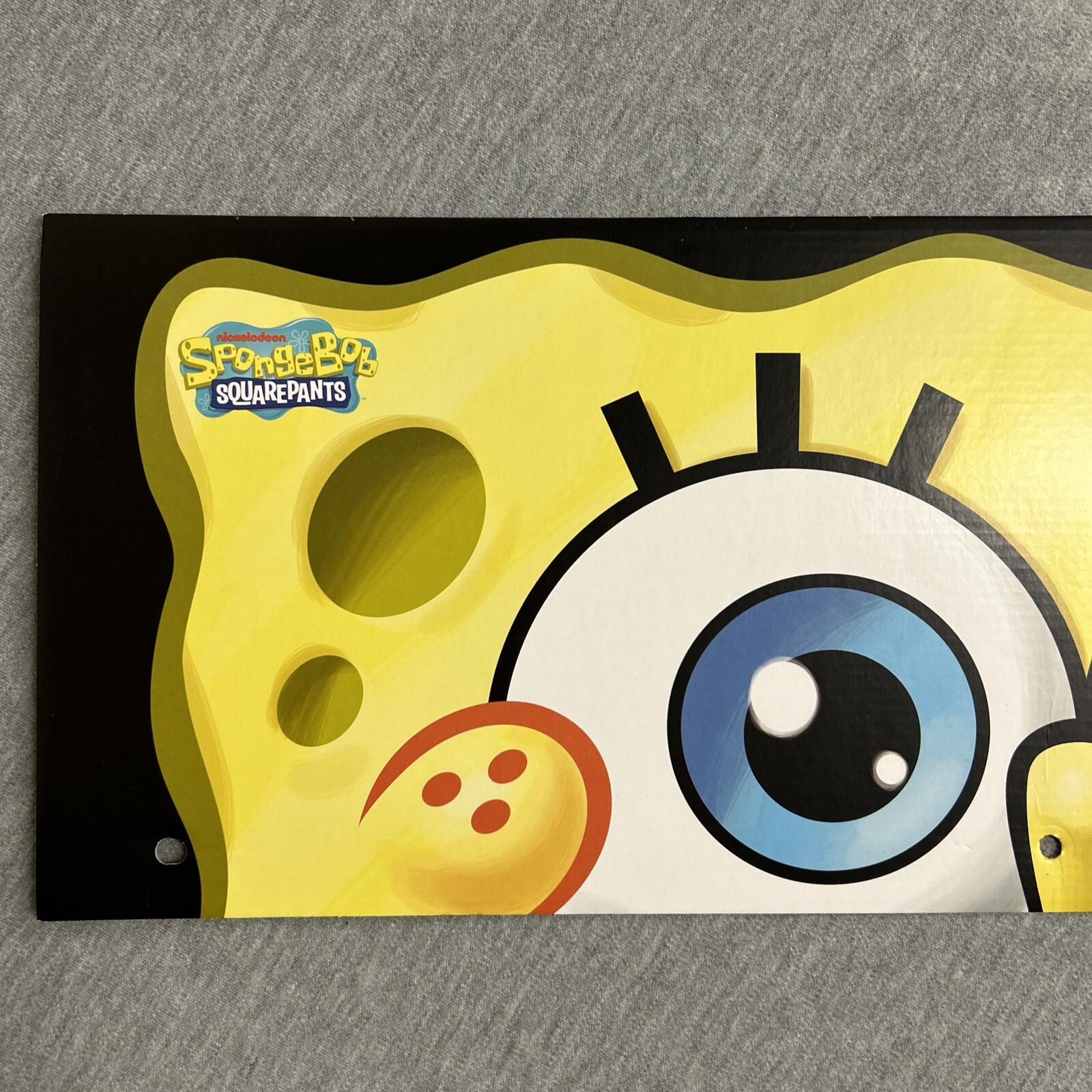 2024 Spirit Halloween Display End Cap 24″ x 8″ – SpongeBob Squarepants