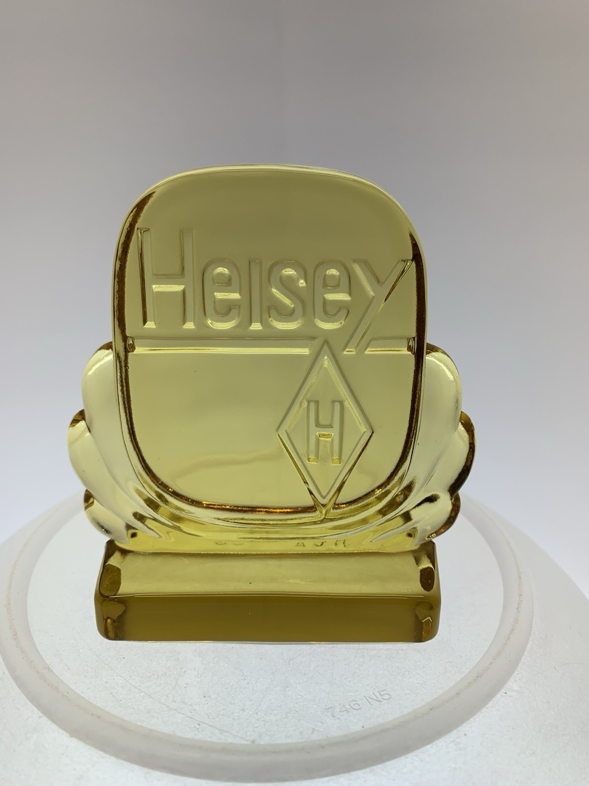 Heisey Glass Store Advertising Counter Display Sign HCA