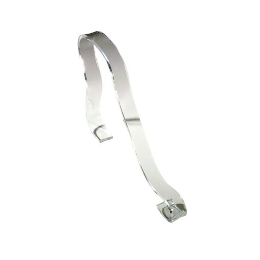 6 PC 8″ x 5″ Acrylic Clear Shoe Shaper Support Sandal Insert Heel Form Retail