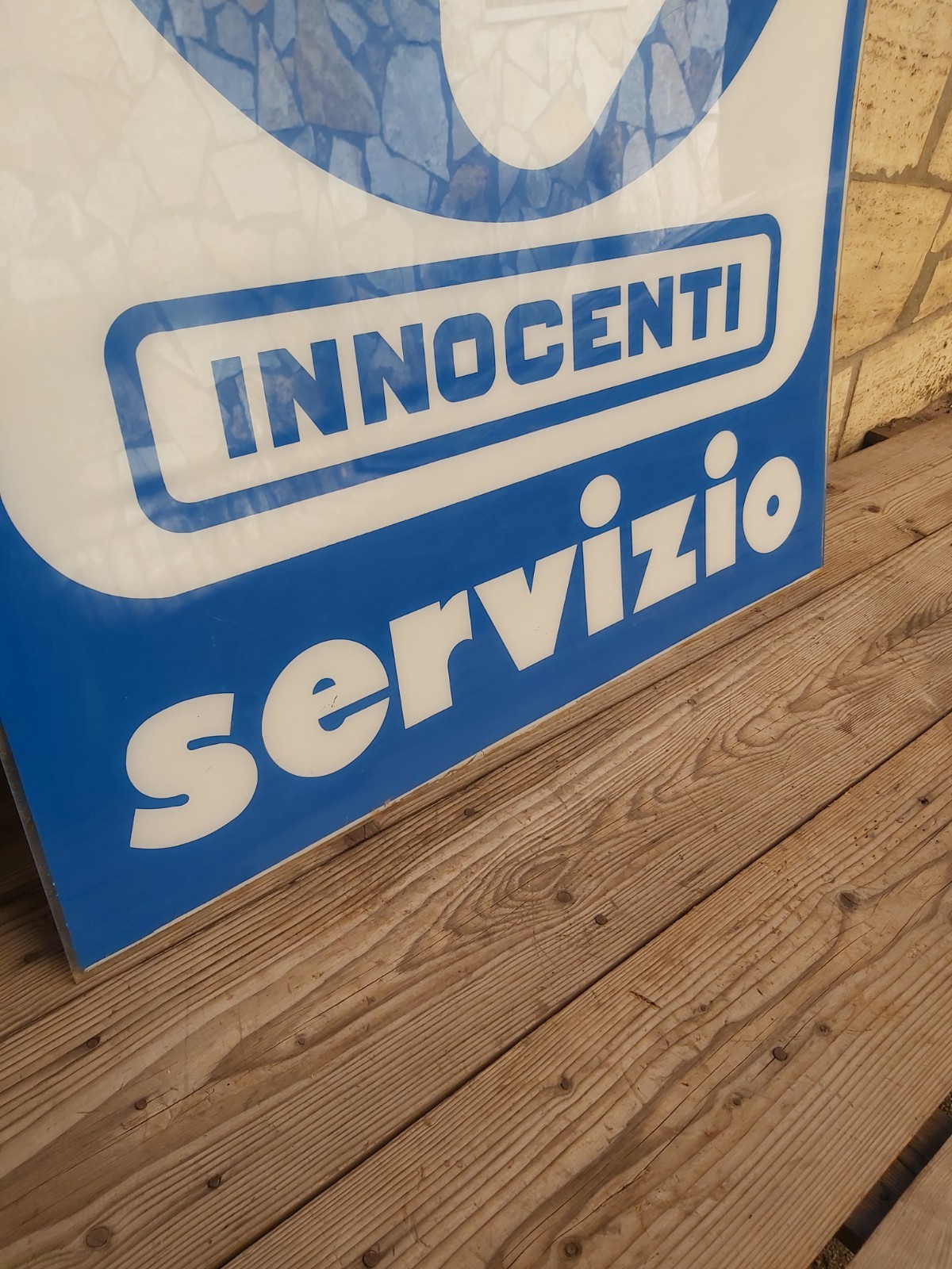 Innocenti Lambretta Autobianchi A112 De Tomaso Car Sign