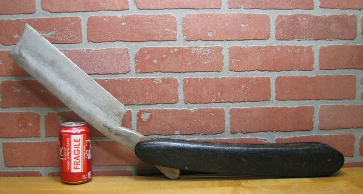 BARBER SHOP STRAIGHT RAZOR Large Wooden Trade Sign Storefront Ad Display