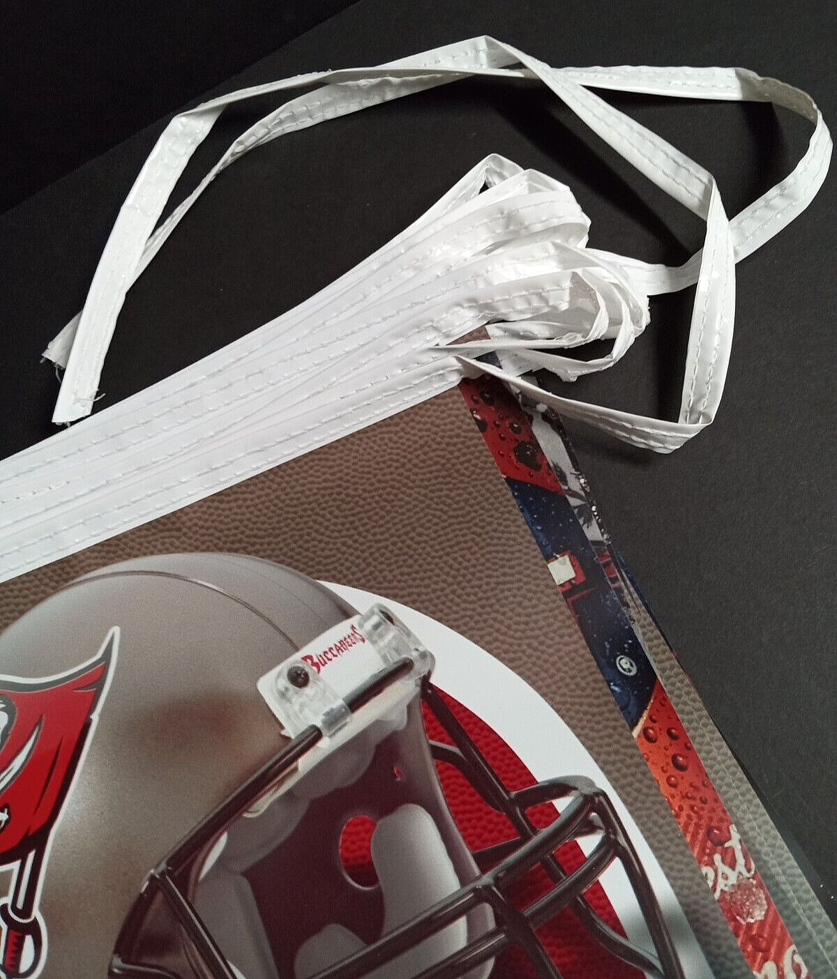 Budweiser Buccaneers Football String of 18 Flags (11.75″h x 11.5″w ea) c2008