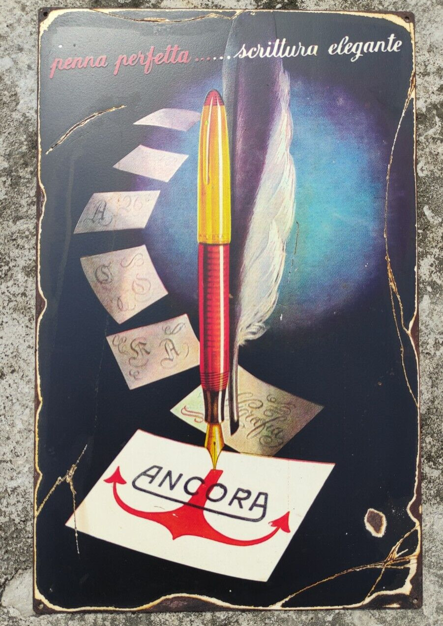 Ancora Lusso Vintage advertising Sign