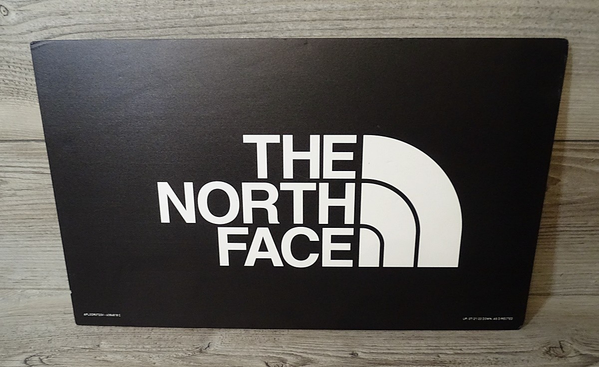 THE NORTH FACE Logo Sign 20 X 12 Retail Store Display Promotional Advertisement