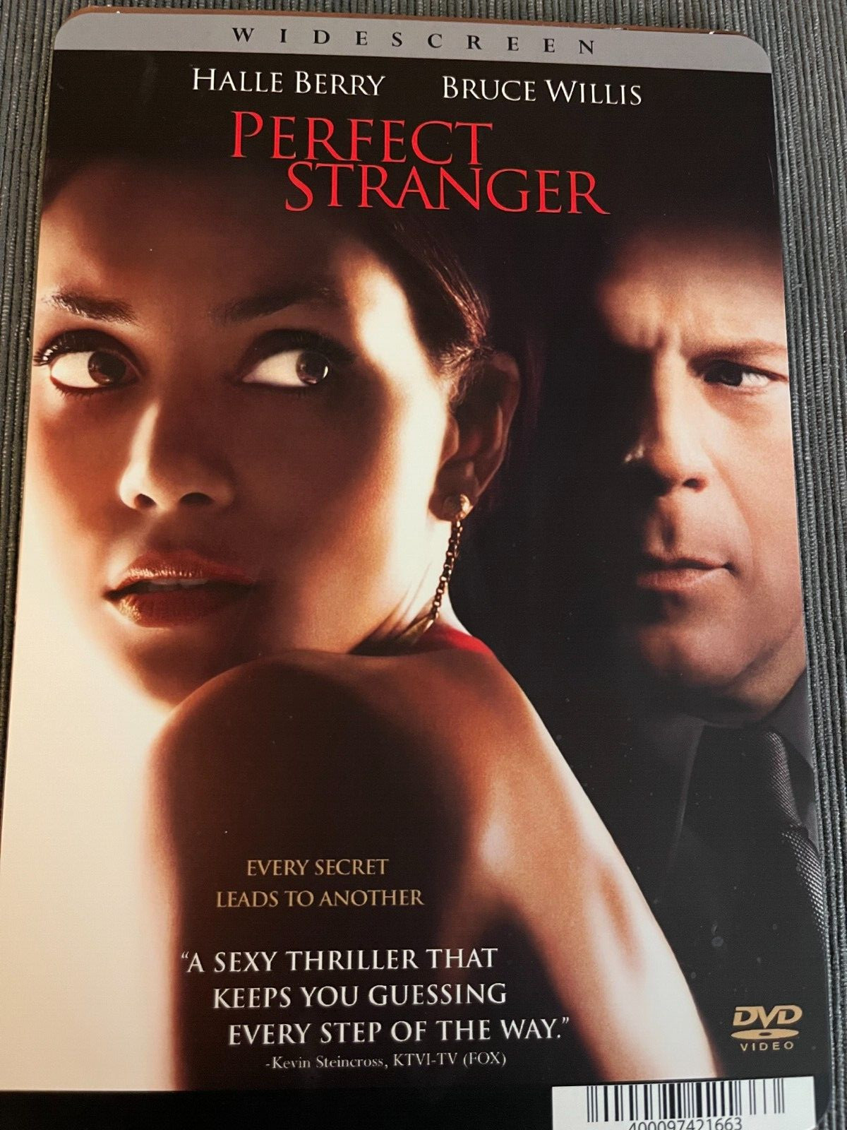 Perfect Strangers Bruce Willis BLOCKBUSTER VIDEO BACKER CARD 5.5″X8″ NO MOVIE