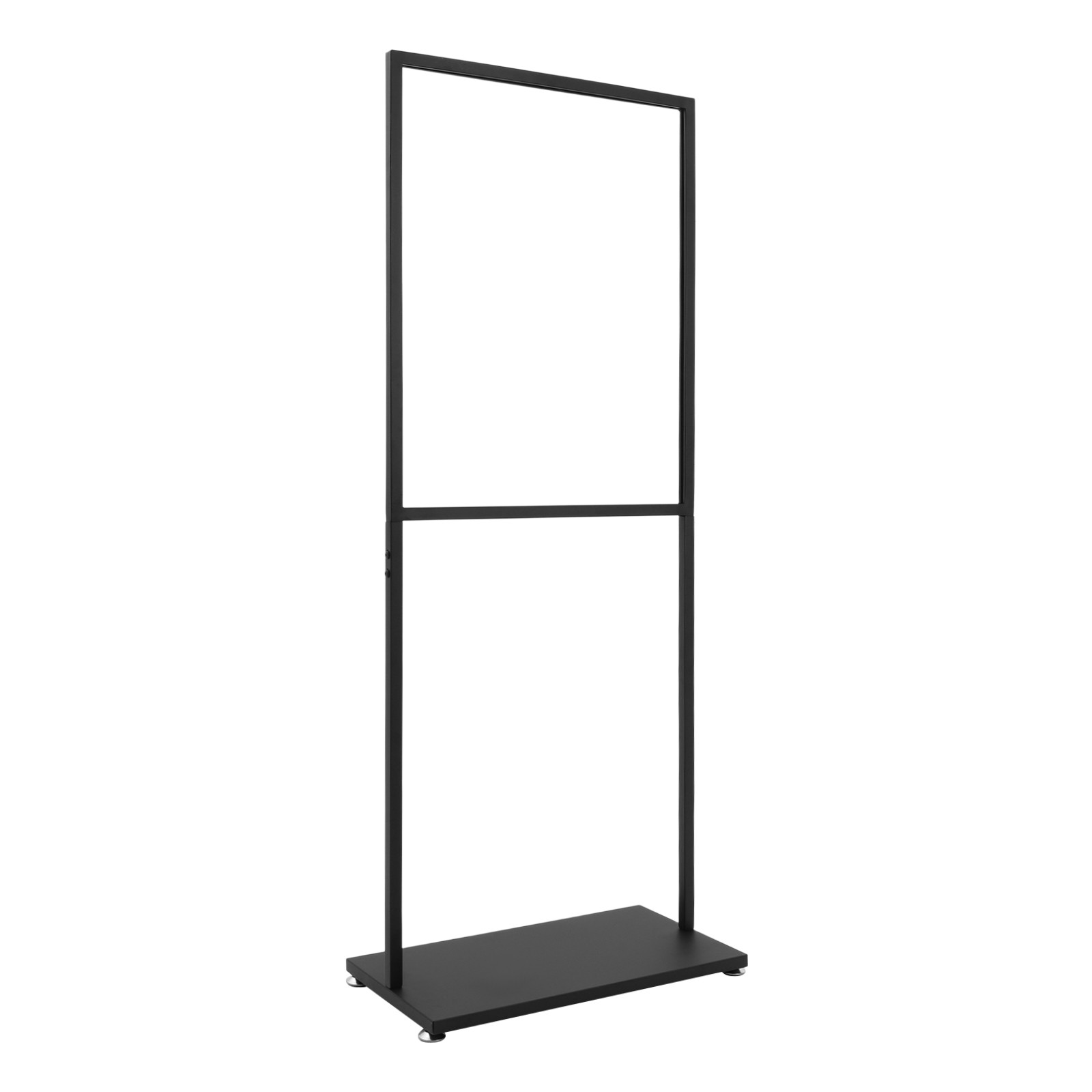 Black Advertising Display Stand Poster Display Stand Freestanding Display Stand