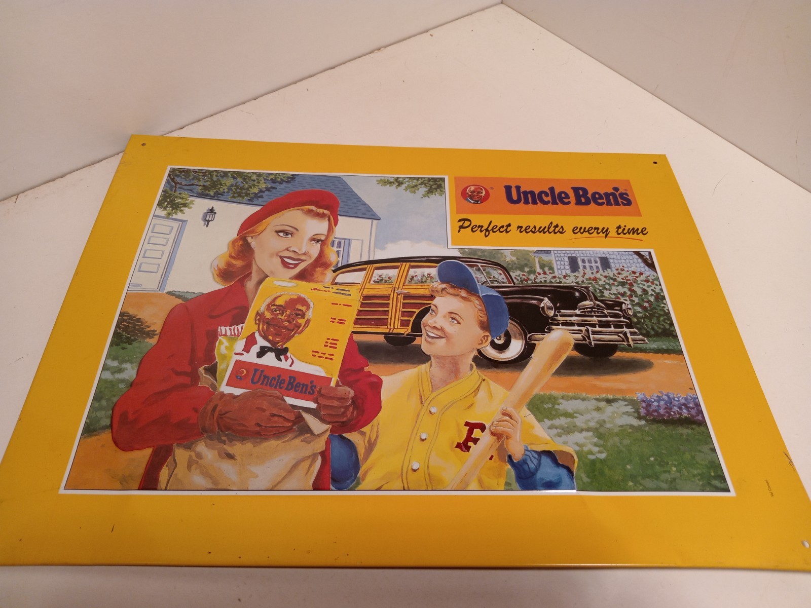 Uncle Ben’s 30X40cm Advertising Canvas Plaque Recent Reproduction Perfect Results
