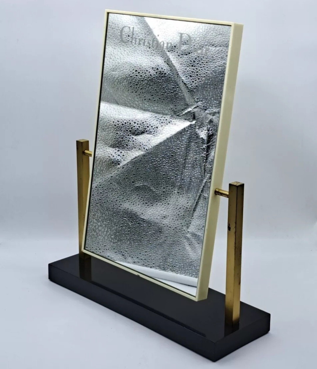 SHOP ADVERTISING DISPLAY MIRROR-CHRISTIAN DIOR-FASHION DESIGN-VINTAGE