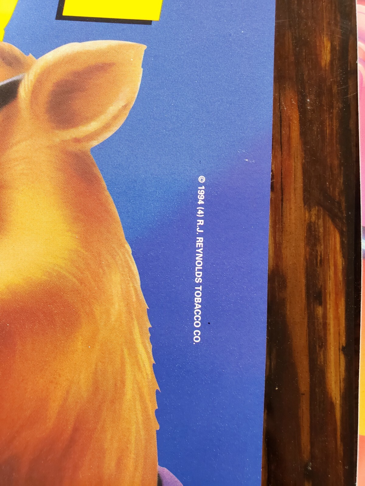 3 RARE Joe’s Place Camel Store Display Sign Advertising Cigarette Tobacco 1994