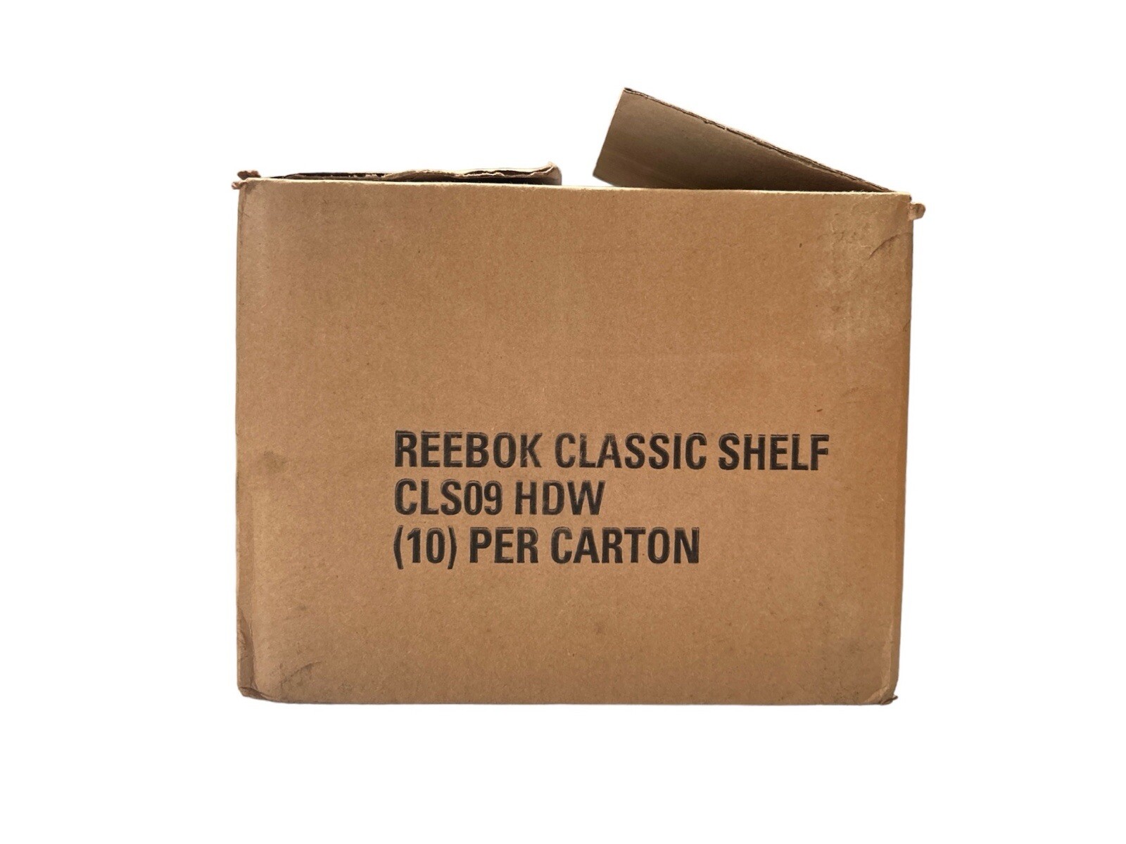 vintage reebok plastic slat wall shoe display shelf set of 10 deadstock NIB 90s
