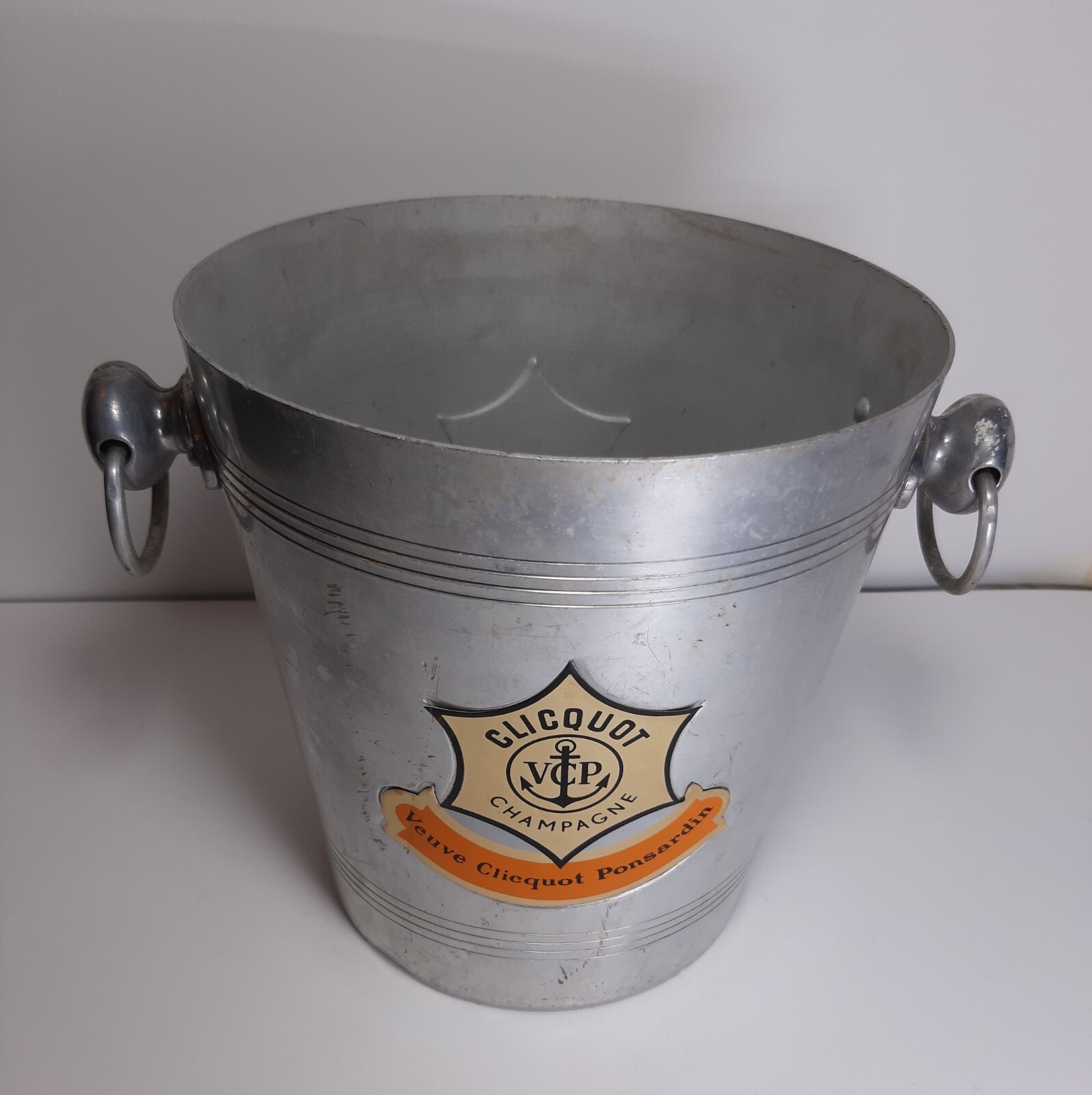 Champagne Ice Bucket VCP WIDOW CLICQUOT PONSARDIN France Faucogney ’60B