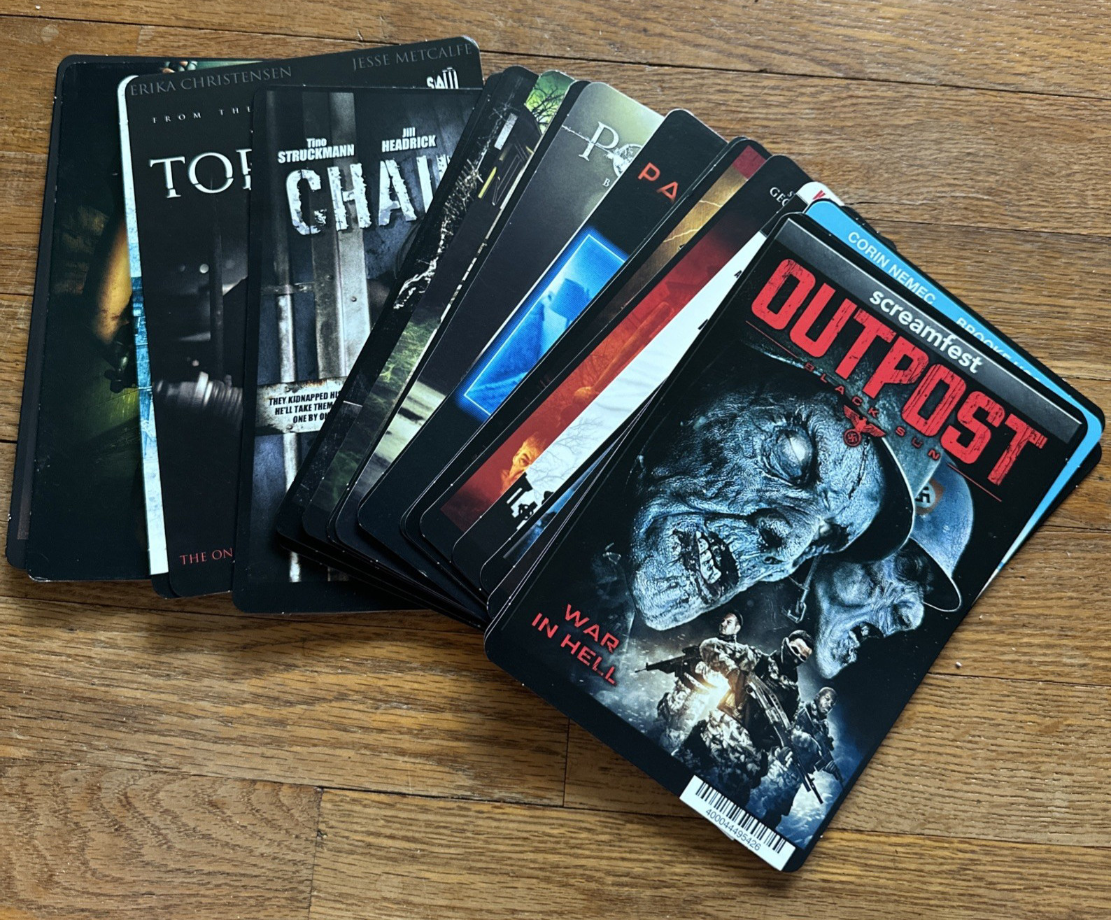 31 Vintage HORROR Video Rental Backer Cards 5 x 8 Mini Movie Posters – NO Movies
