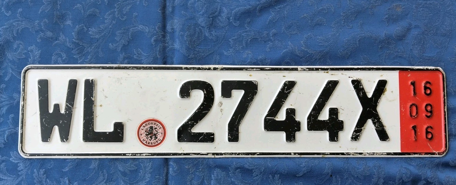 Customs Plates – Germany Vintage Era Metal Collection