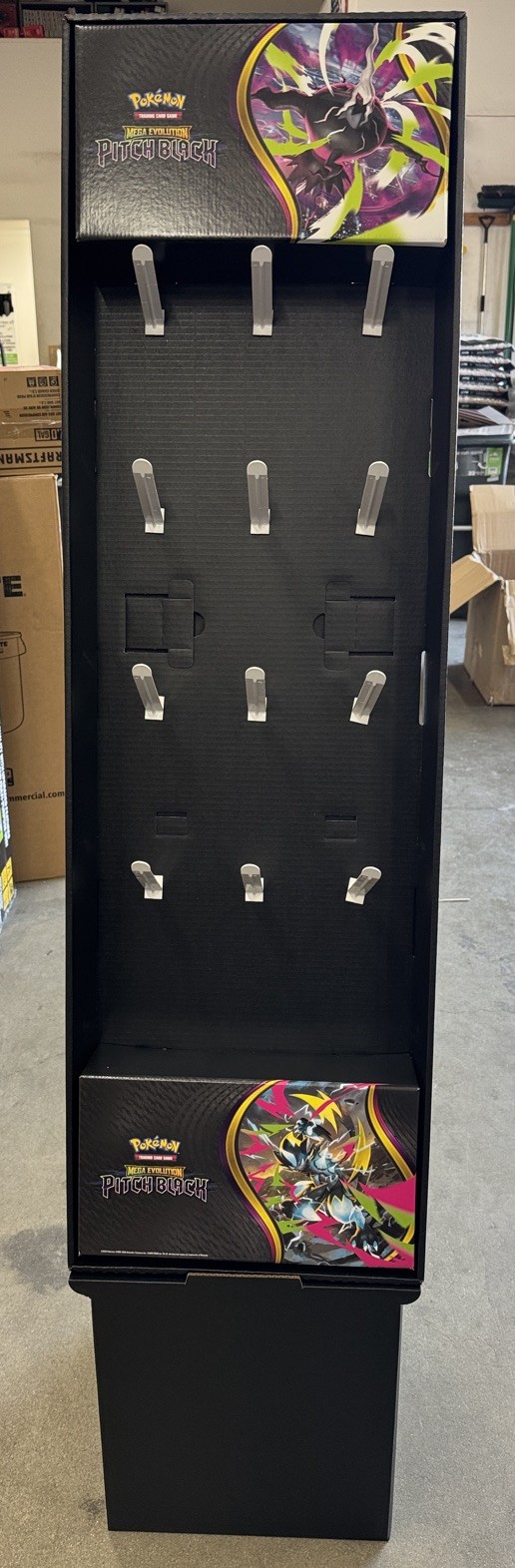 Pitch Black Display With Stand (no packs)