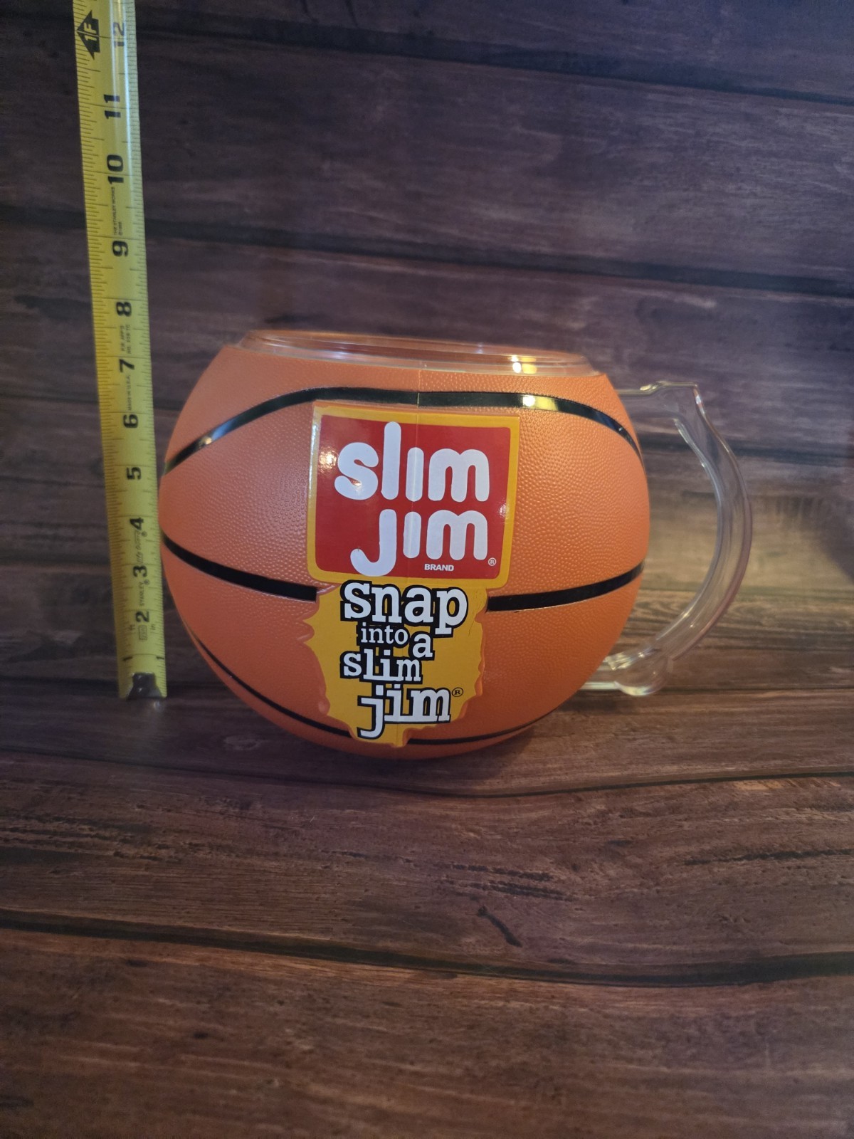 Slim Jim Plastic Basketball Store Display Mug