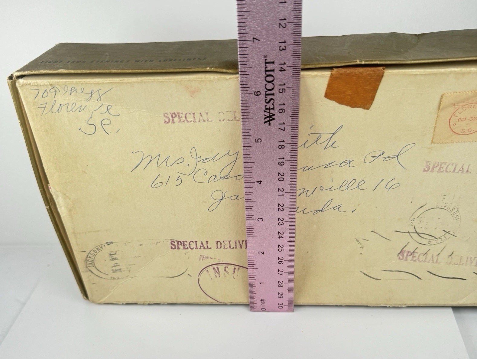 VTG Victrylite Candle Co Box No 612 Advertising Ephemera Oshkosh WI No Candles