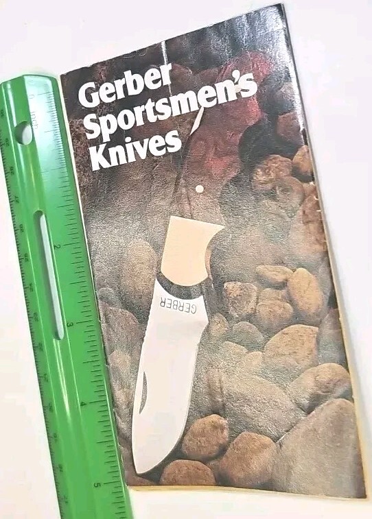 Vintage 1970’s Gerber Sportsmen’s Knives Knife Store Salesman’s Pamphlet