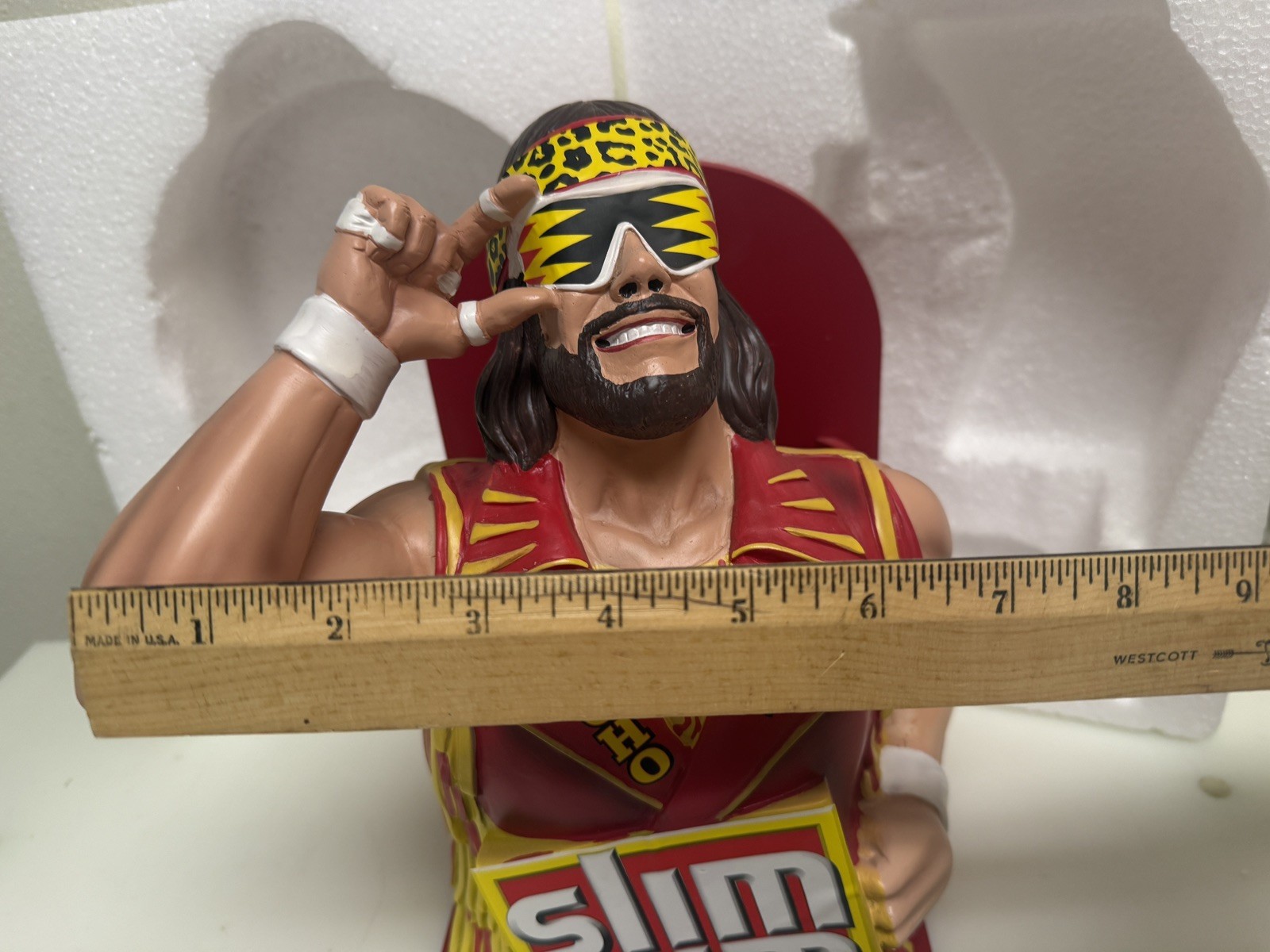 MACHO MAN RANDY SAVAGE Slim Jim Display 2025 Collector Series BRAND NEW/MINT
