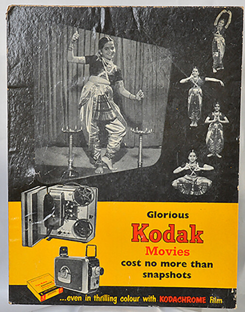 Vintage Kodak Movie & Projector Cardboard Store Display India 1950