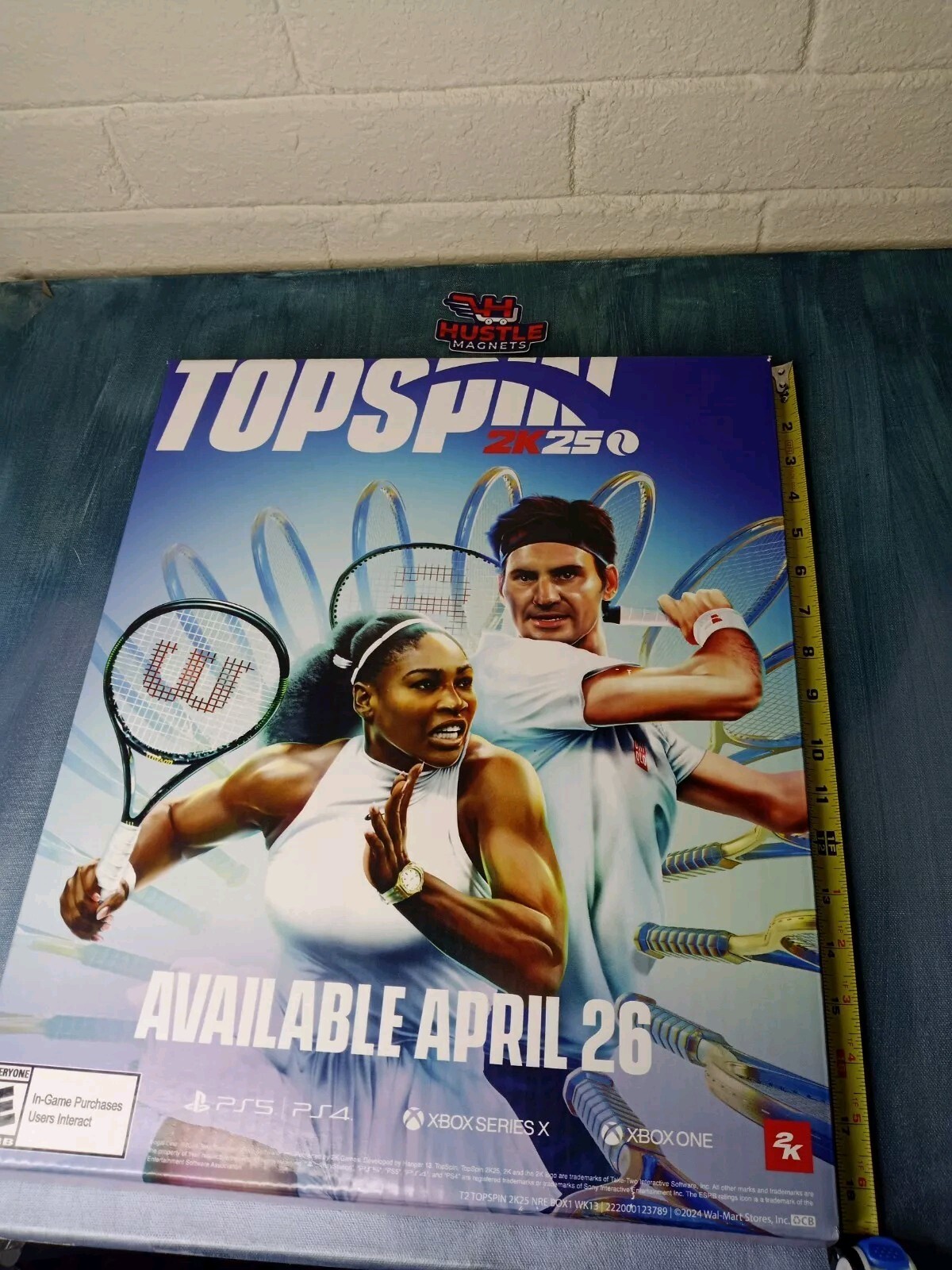 Top Spin 2k25 Store Module Wall Display Serena Williams