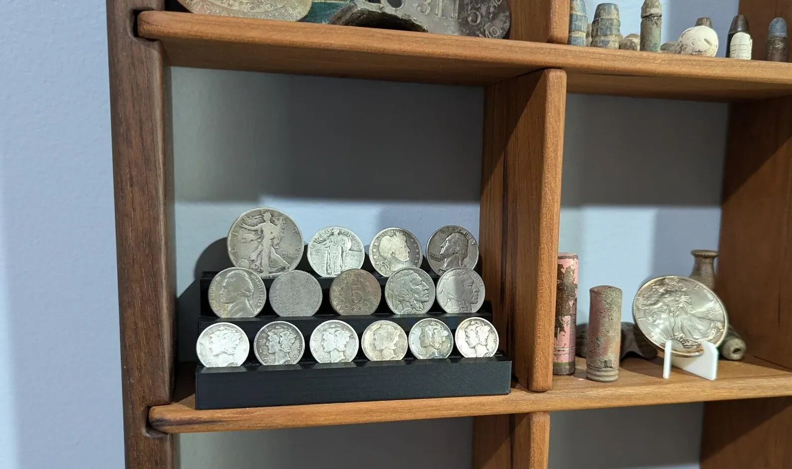 Tiered Coin Collection Display – 3 tiers, elegant coin holder