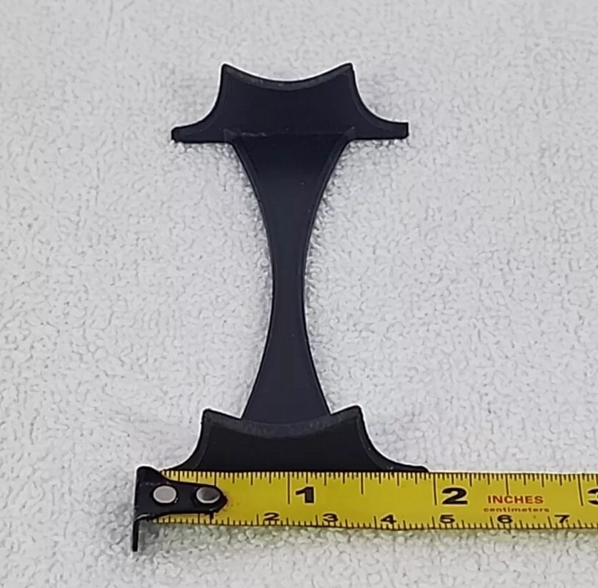 Small Black Universal Lightsaber Hilt Handle or Wand Display Stand 3D Printed