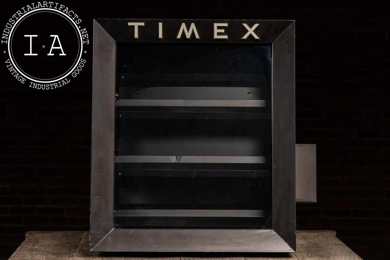 Vintage Timex Motorized Rotating Countetop Display Case