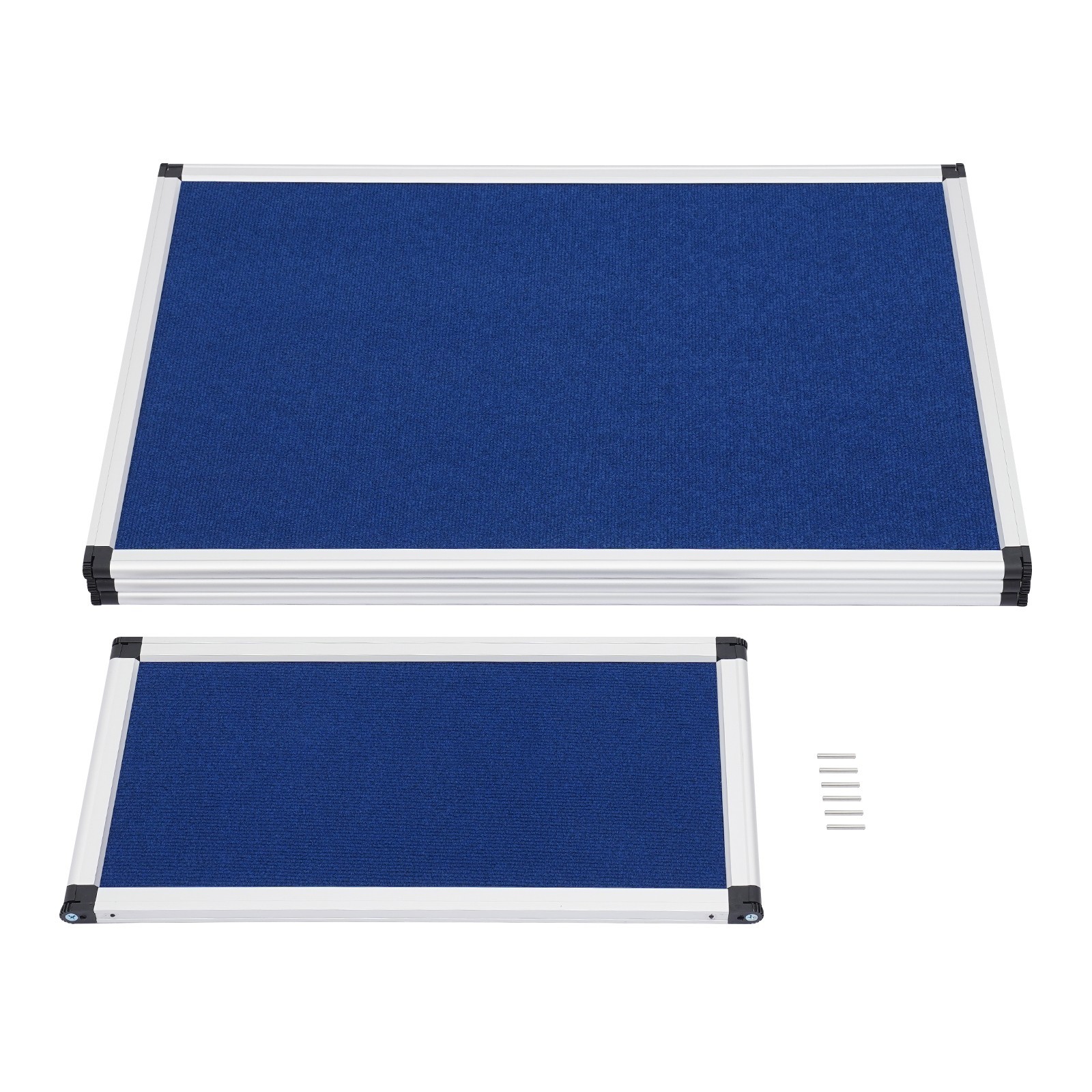 Modern Trifold Poster Display Board 3+1 Folding Display Board w/ Carry Bag Blue