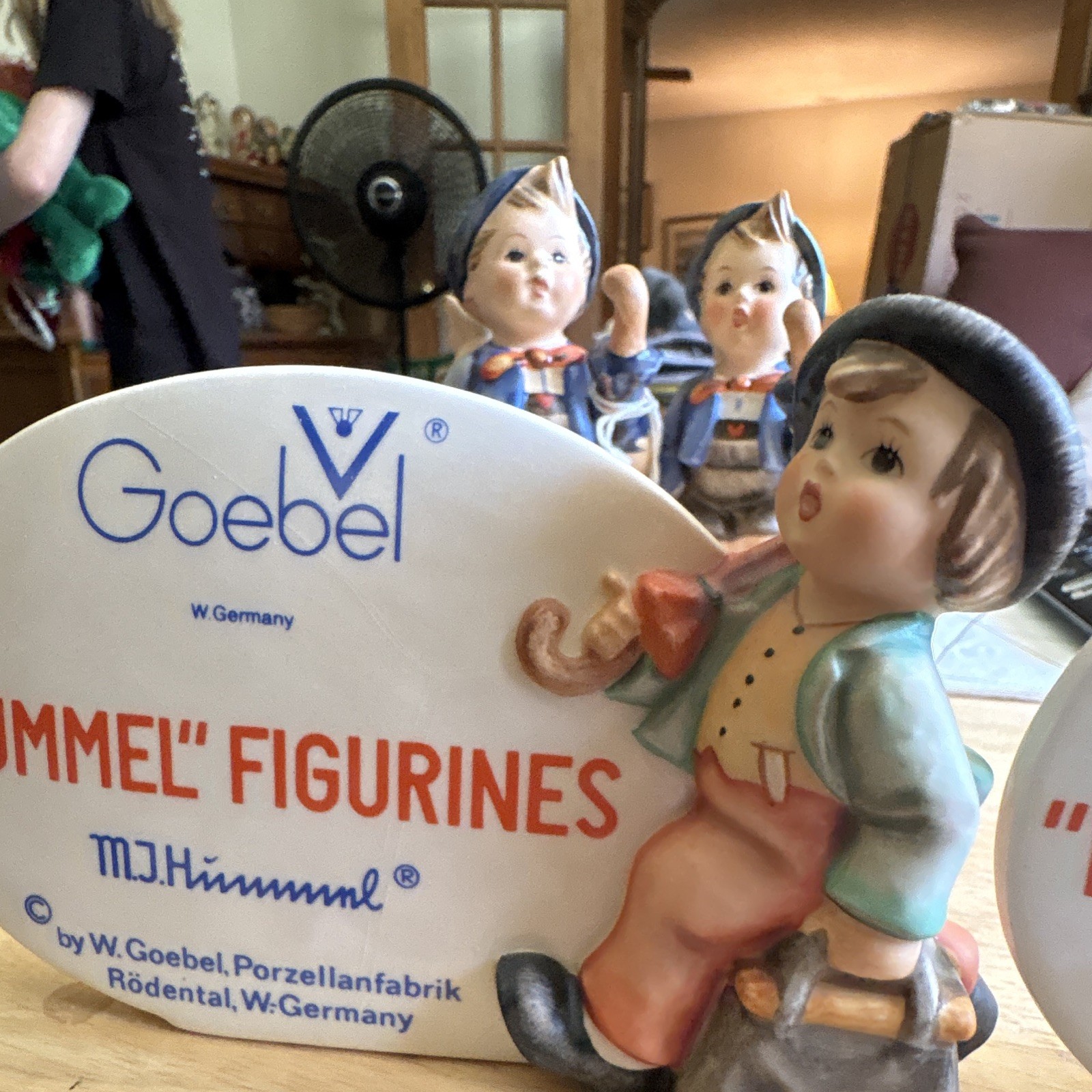 Goebel Authorized Dealer Hummel Figurines W. Germany Store Display Sign