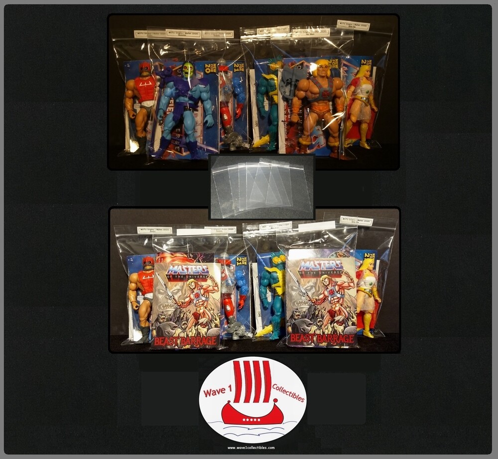 Masters of the Universe Origins | Acid-Free Bags Fitted for He-Man MOTU 2020