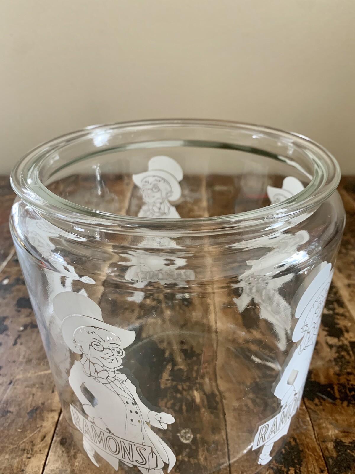 Vintage Ramon’s The Little Doctor General/Country Store Glass Counter Bulk Jar