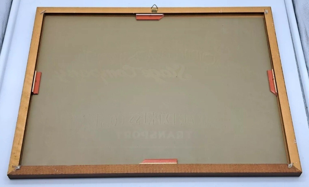 ADVERTISING MIRROR FRAME-SOUTHWESTERN AMERICAN COMPANY TRANSPORT-VINTAGE