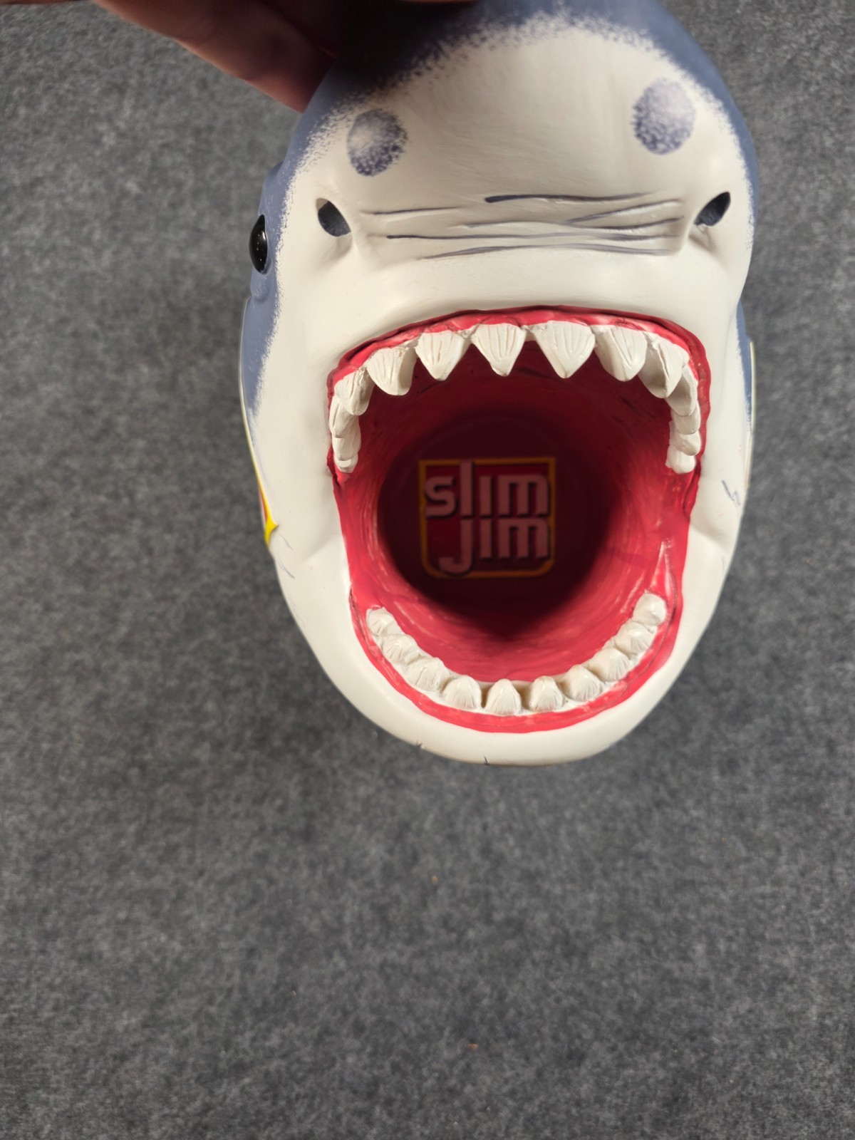 SLIM JIM Promotional Jaws Great White Shark Head Wall Mount Display
