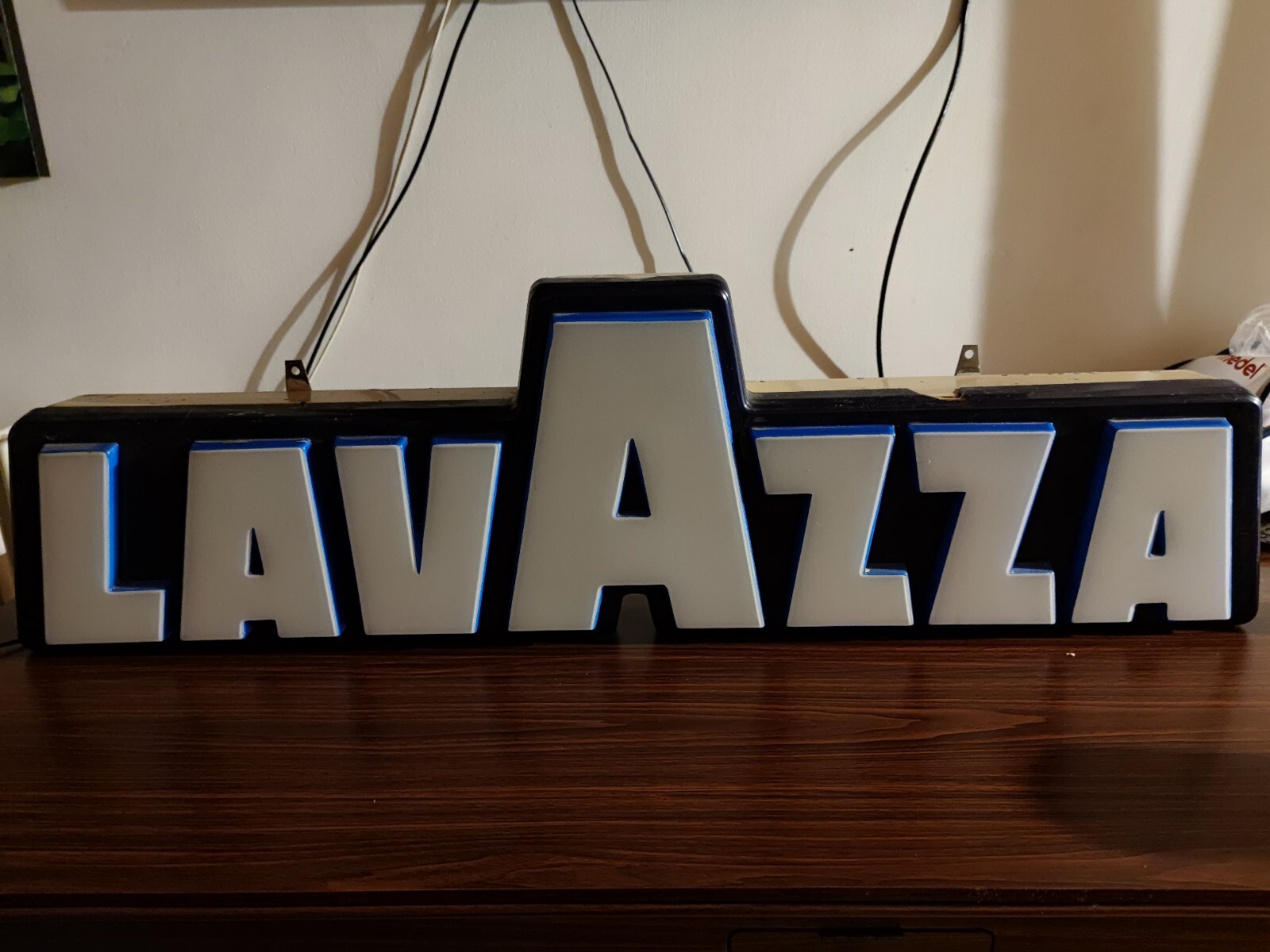 vintage luminous Lavazza sign