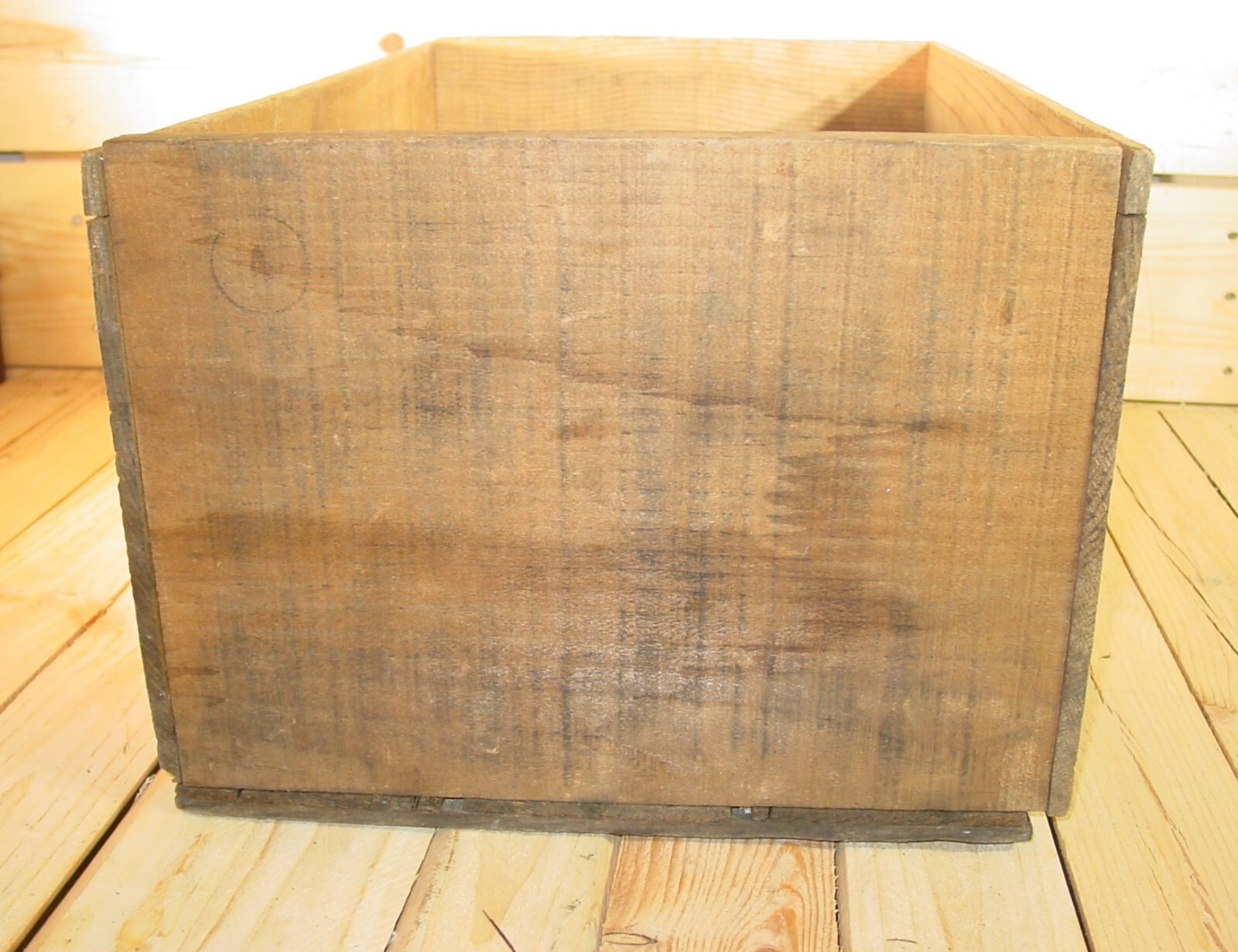 Vintage MODOC BRAND PEARS Crate w/ American Indian Logo Modoc Orchards Co Oregon