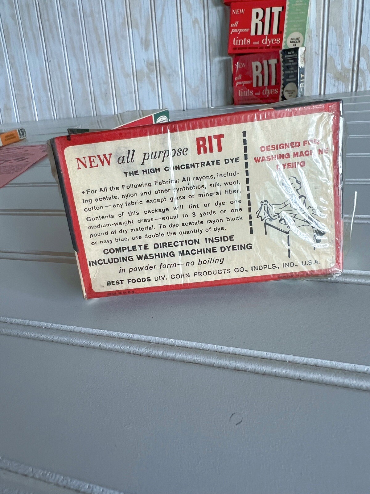 Vintage RIT Tintex Instant Dye Lot Original Boxes Assorted Colors 1930’s-50’s