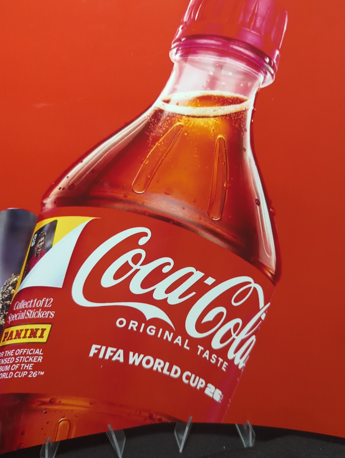 Panini FIFA World Cup 26 Coke Advertisement 8″X 8″ Kodak Paper yamal Cut Side
