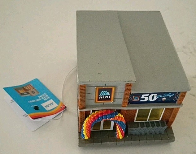 Aldi 50th Birthday Light Up Store 2026, NEW, Limited Edition