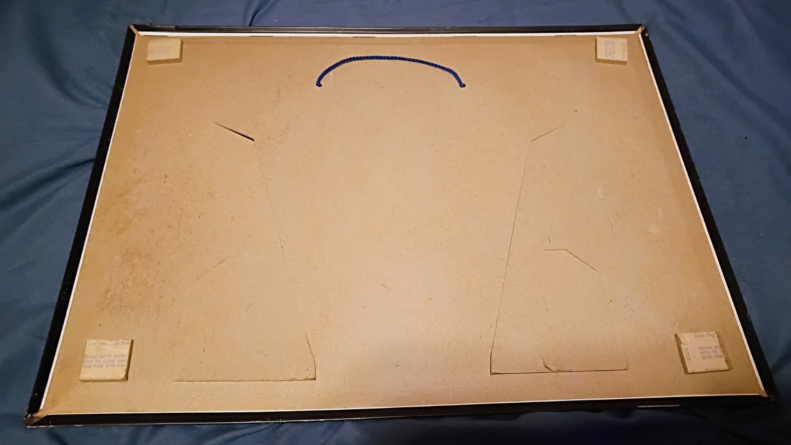 Vintage Utica Duxbak Corp Metal Over Cardboard Store Sign