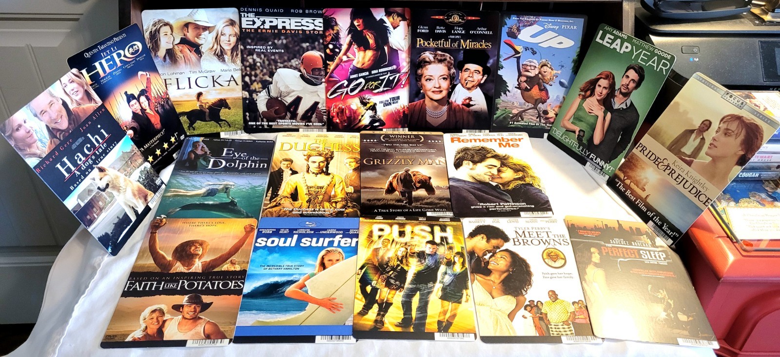 HUGE LOT OF 48 BLOCKBUSTER VIDEO DISPLAY MOVIE BACKER CARDS MINI POSTERS