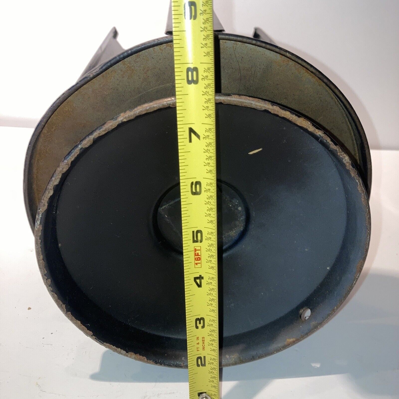 Vtg Esquire Boot Polish Metal Store Counter Display Spinning Rack Advertising