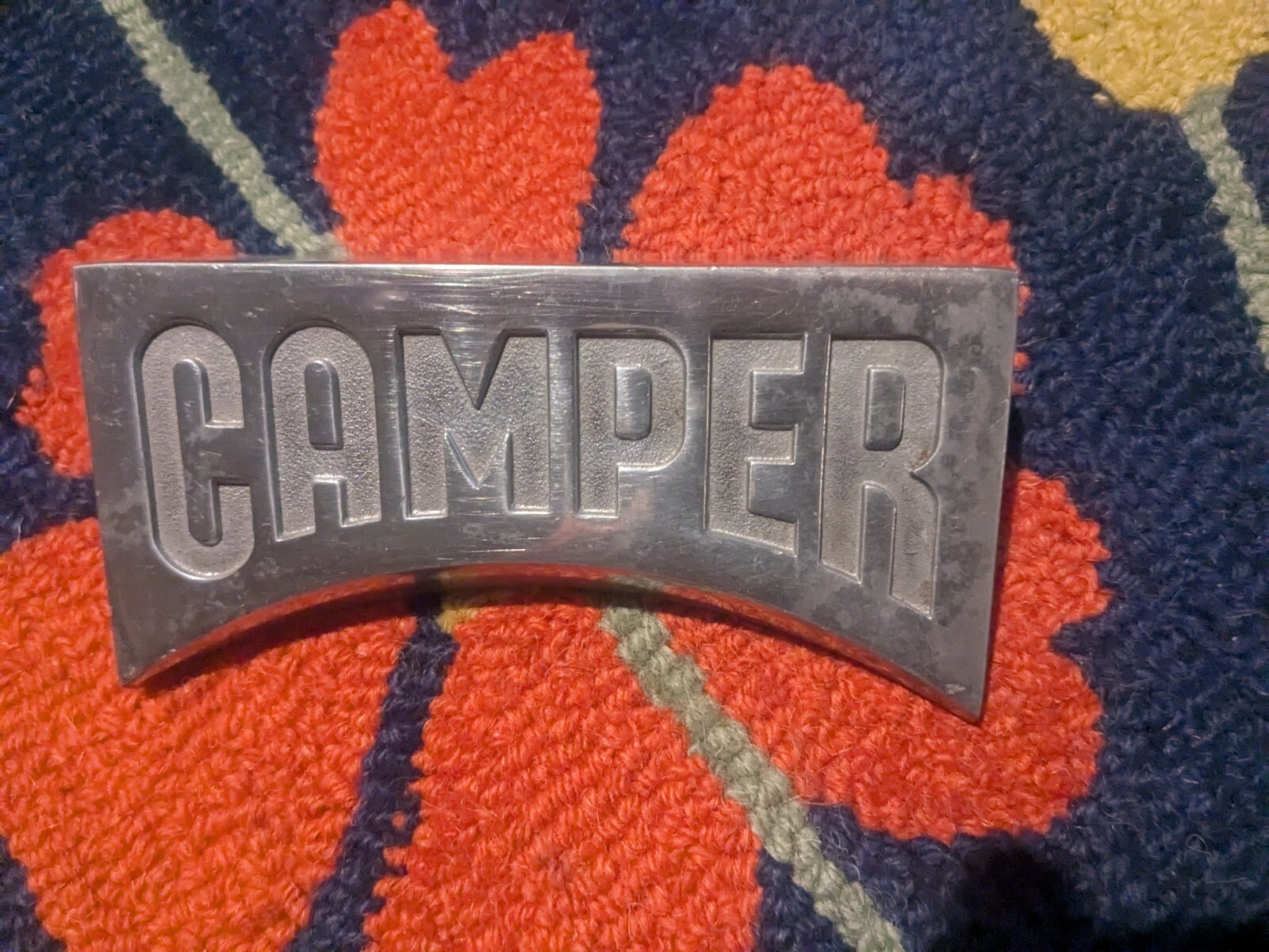 CAMPER Display Sign Aluminum Advertising