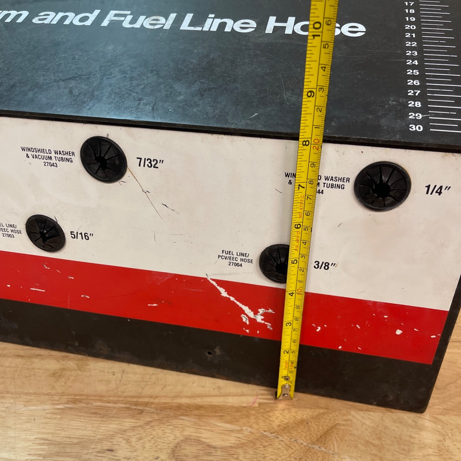 Gates Vacuum & Fuel Line Hose Metal Cabinet Display Merchandiser