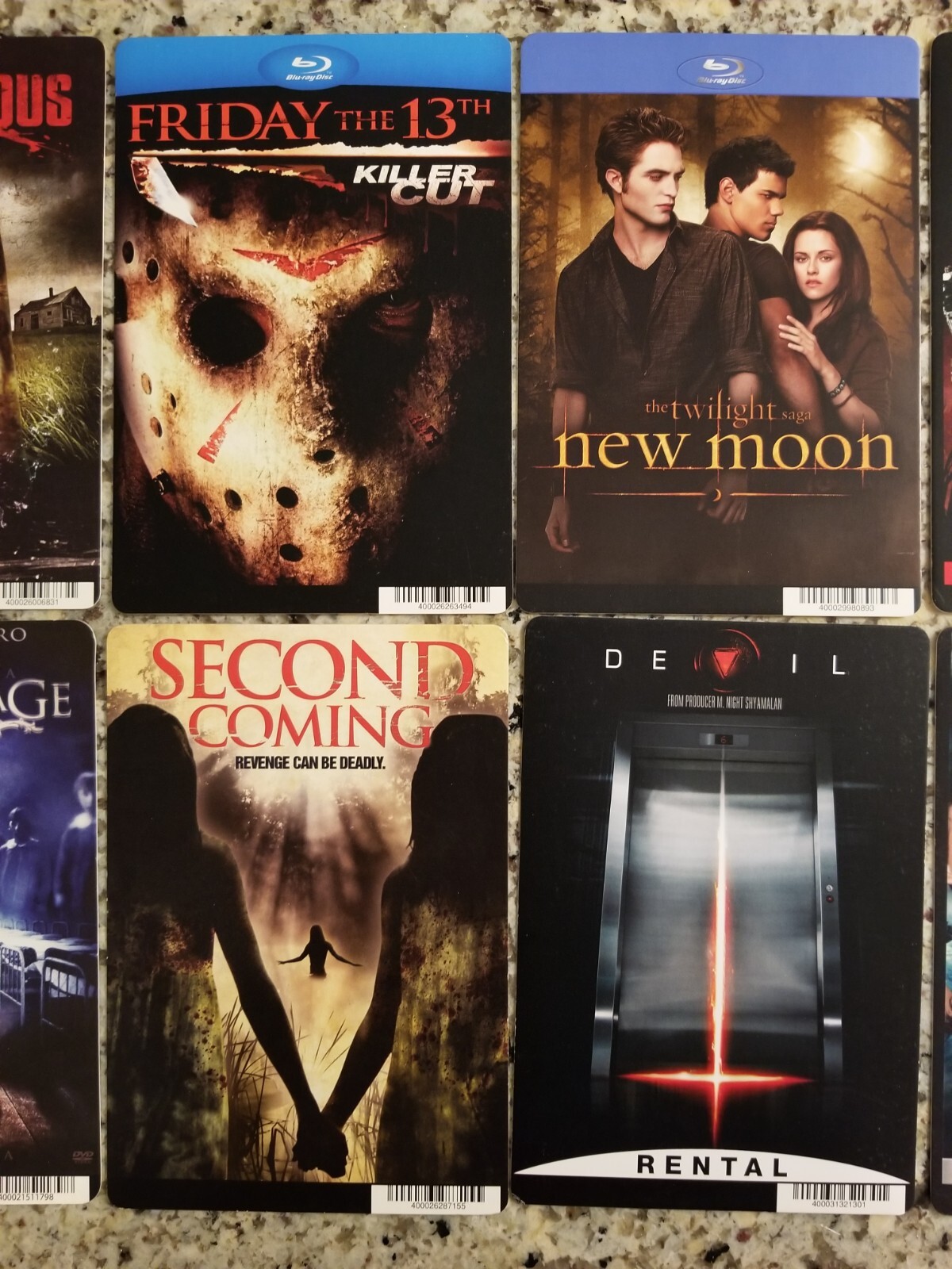 HORROR MOVIE Mini-Poster/Rental CARDS FRIDAY the 13th TWILIGHT New Moon Eclipse