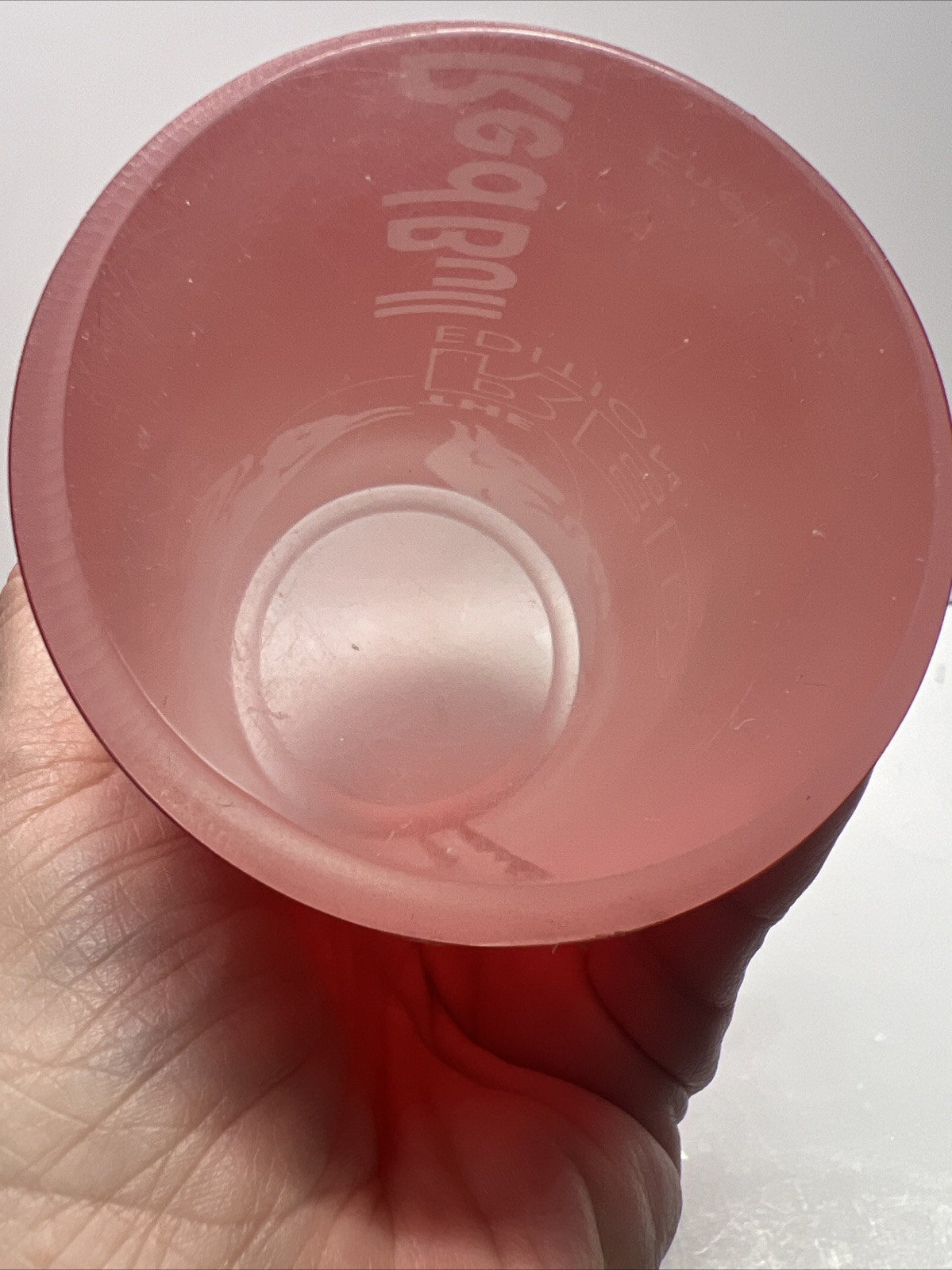 Red Bull Red Edition Acrylic Can Store Display Paper Weight Advertisement RARE