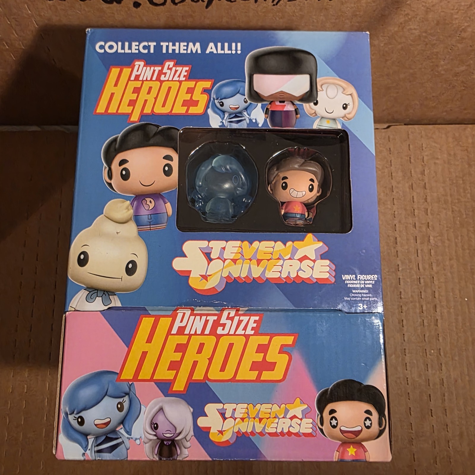 Steven Universe Pint Sized Heroes Empty Display Box Funko + 2 Figures