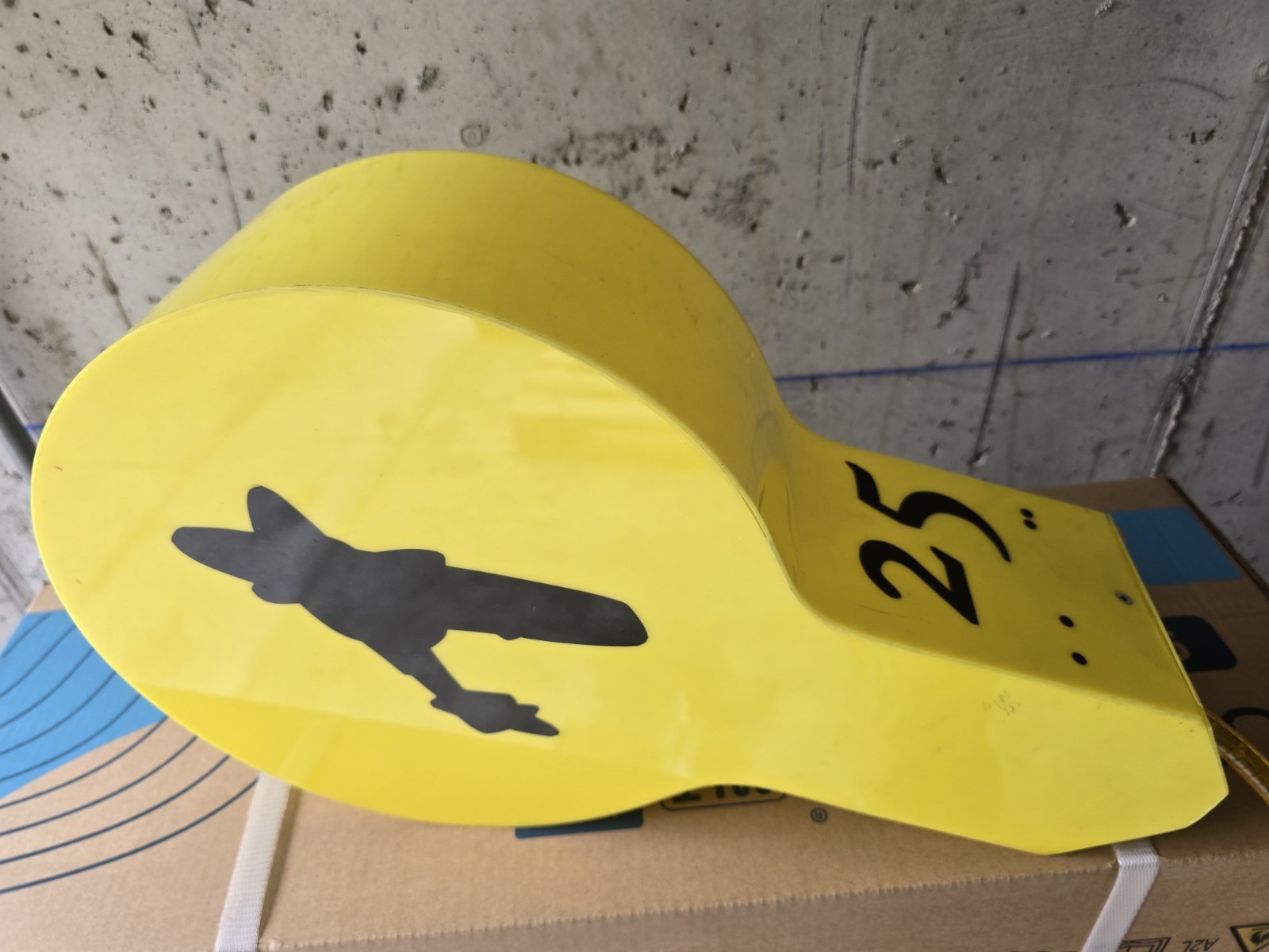 Yellow Outdoor Bright Advertising Sign