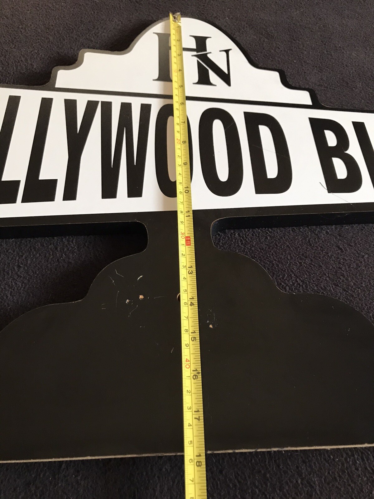 Hollywood Video Store Official Hollywood Blvd Display Sign VTG EXTREMELY RARE