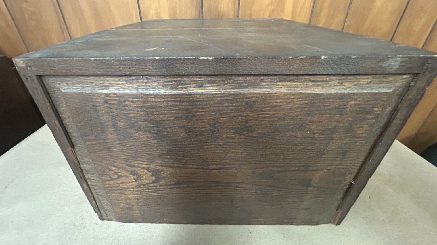 OBO Rare VTG John Leslie Paper Company Minneapolis MN Oak Wood Drawer